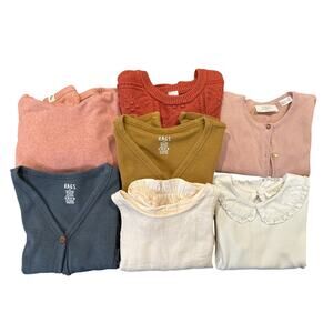 7 Piece Bundle of Tops, Toddler Girl, Size 24M-2T